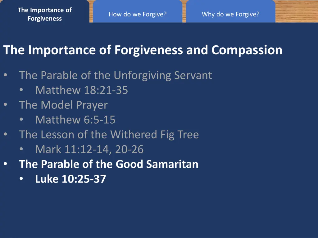 the importance of forgiveness 3