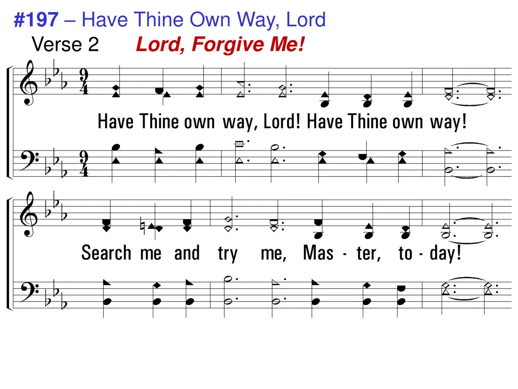 197 have thine own way lord 2