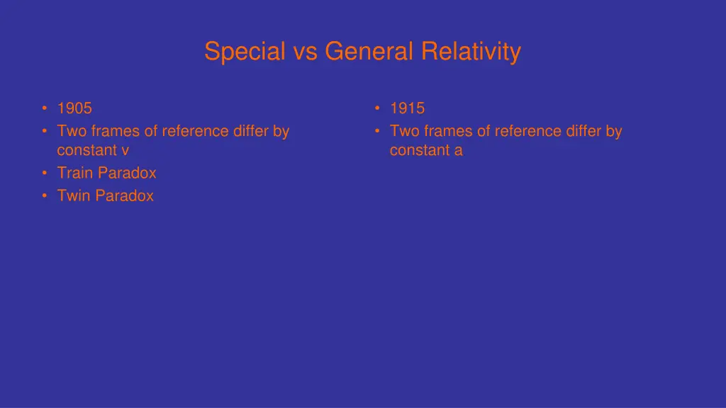 special vs general relativity 2