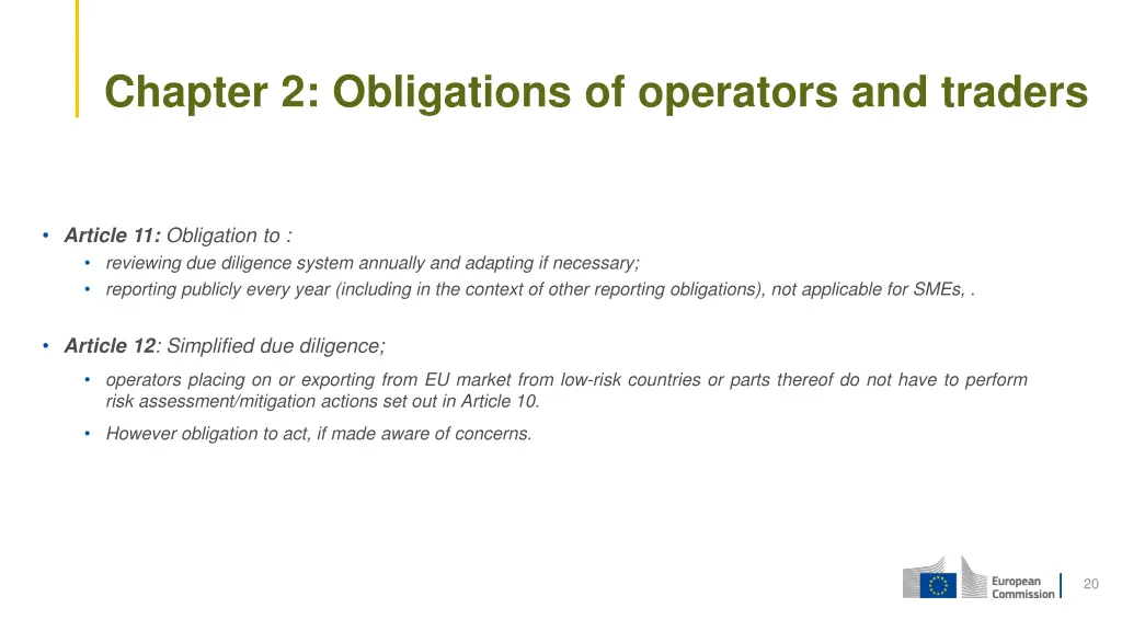 chapter 2 obligations of operators and traders 2