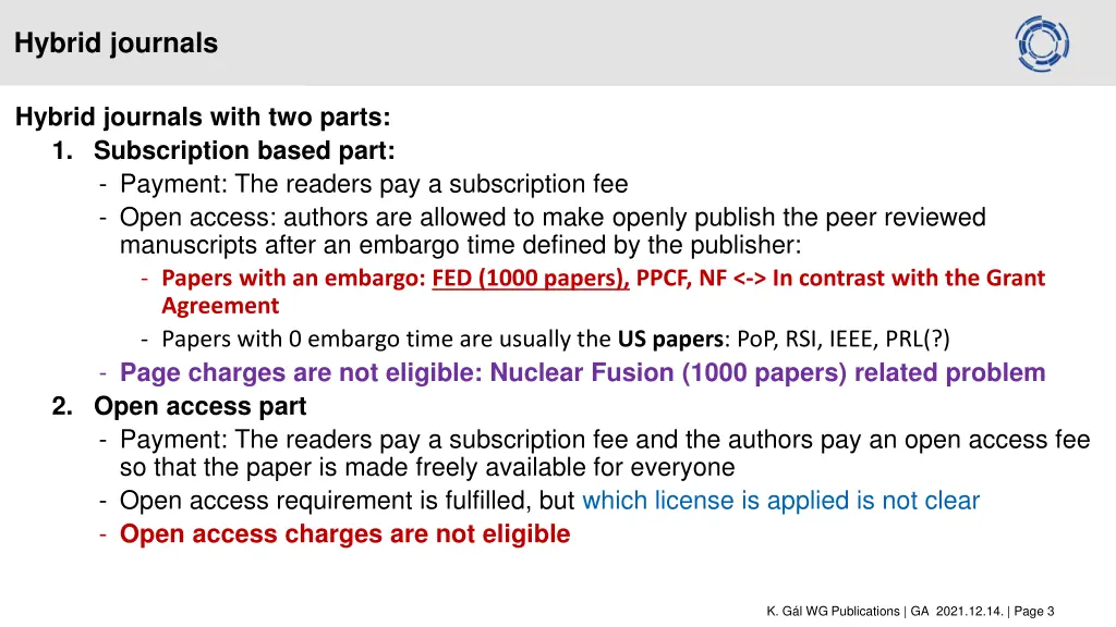 hybrid journals