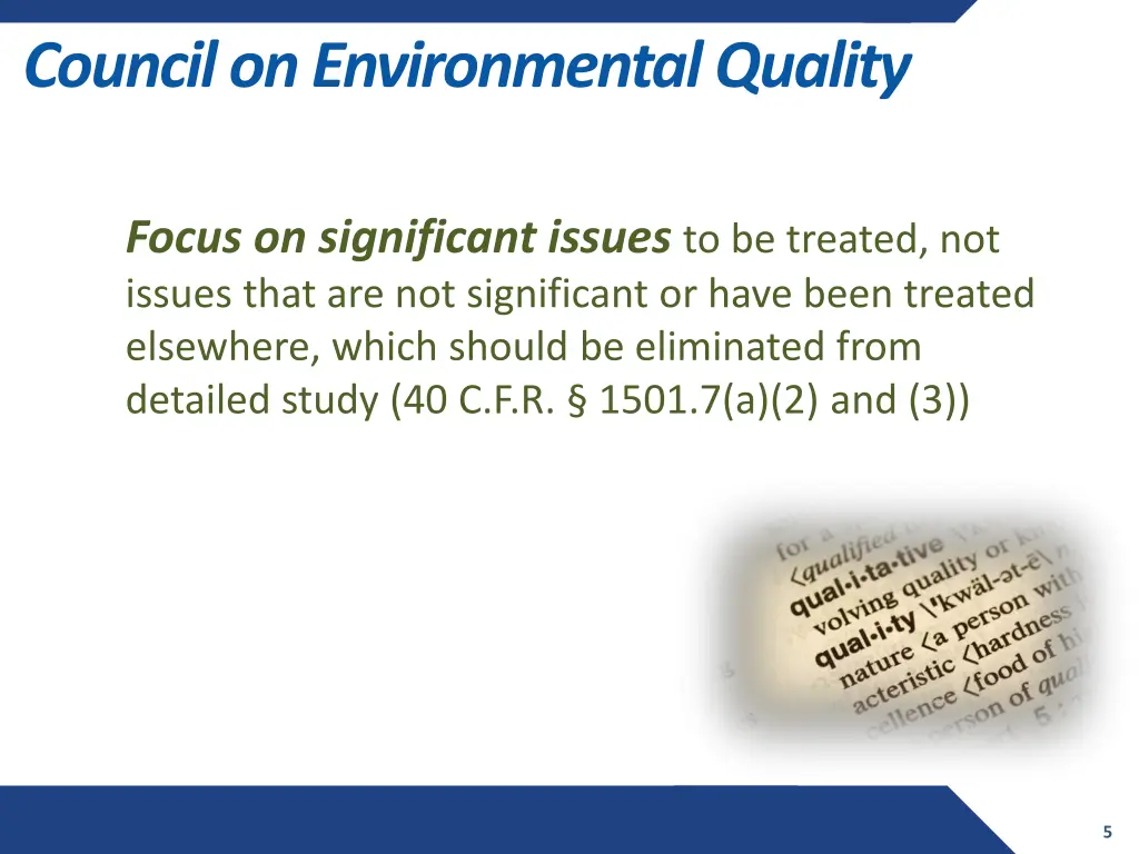 council on environmental quality 1