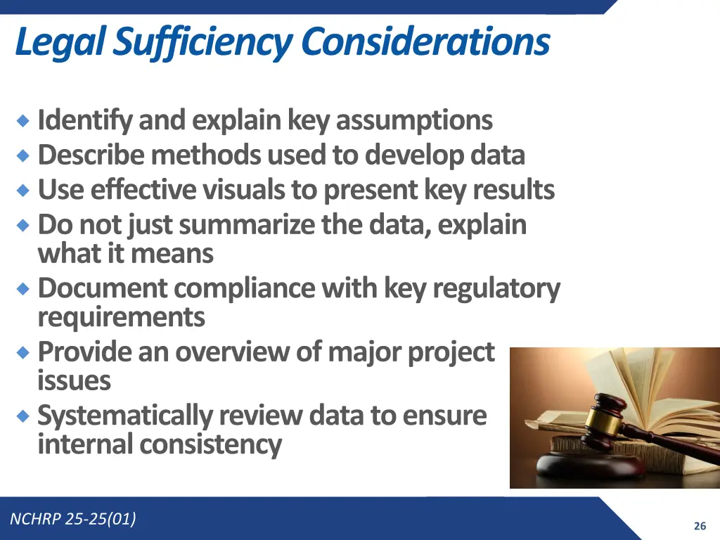 legal sufficiency considerations