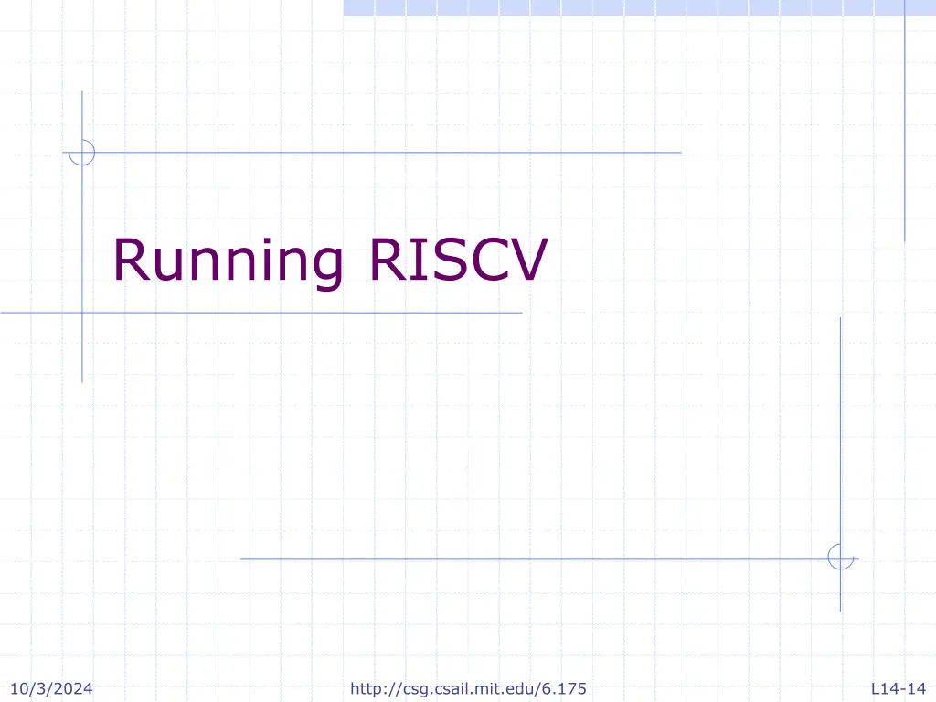 running riscv