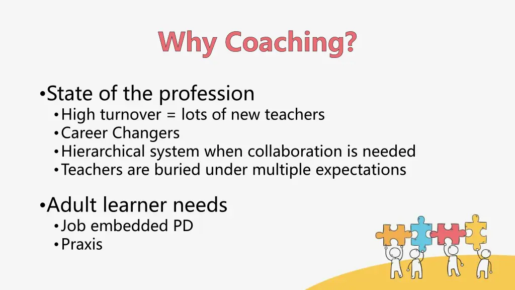 why coaching