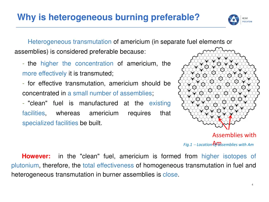 why is heterogeneous burning preferable