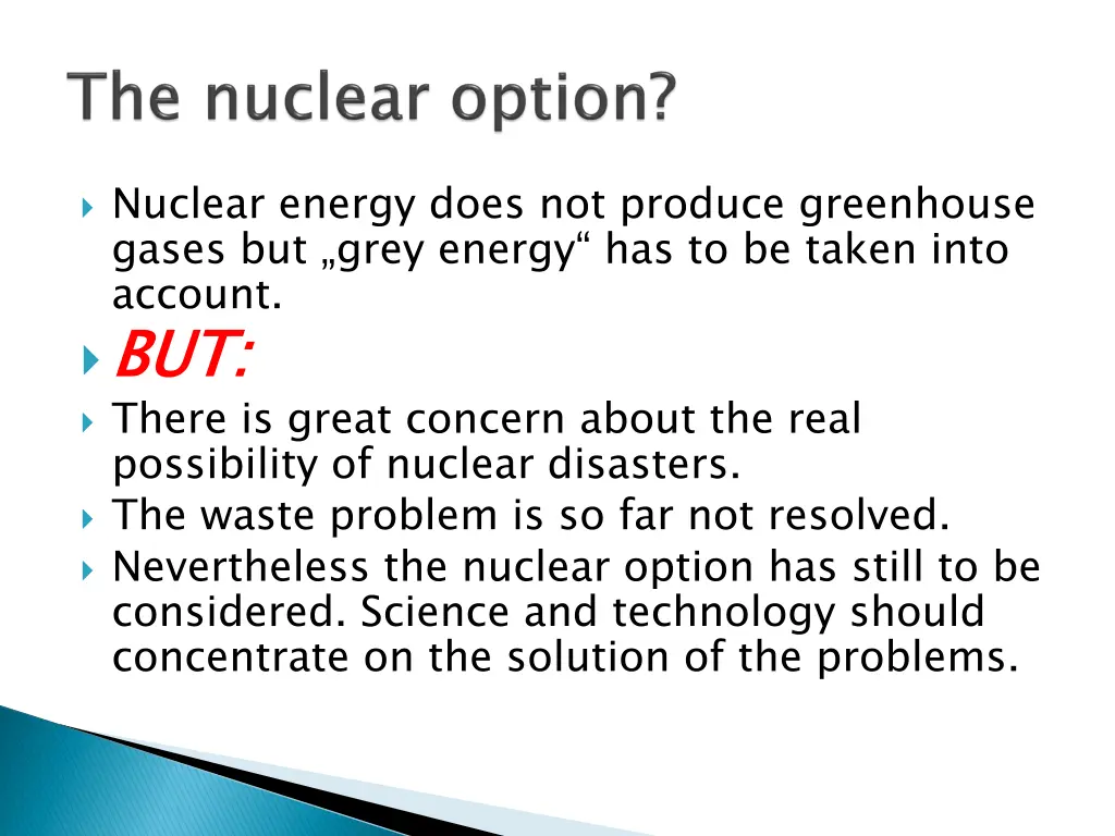 nuclear energy does not produce greenhouse gases