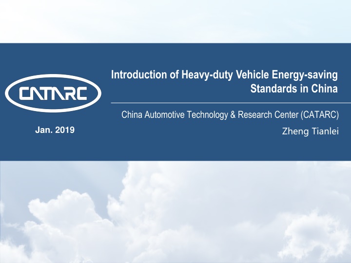 introduction of heavy duty vehicle energy saving