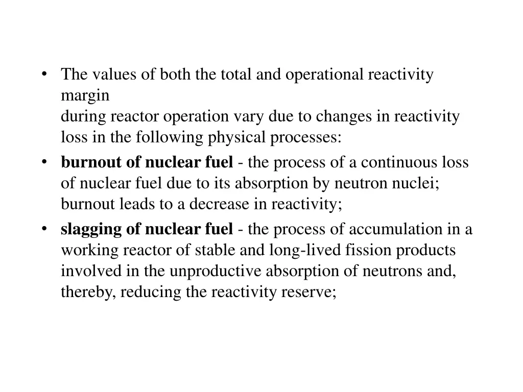 the values of both the total and operational