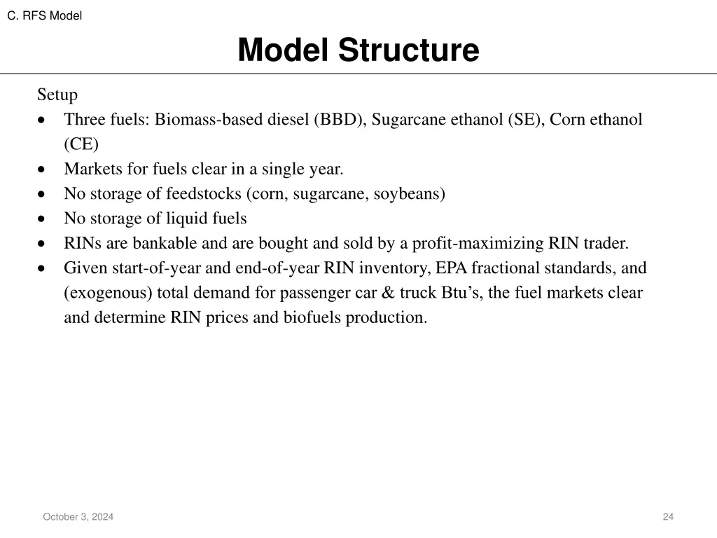 c rfs model