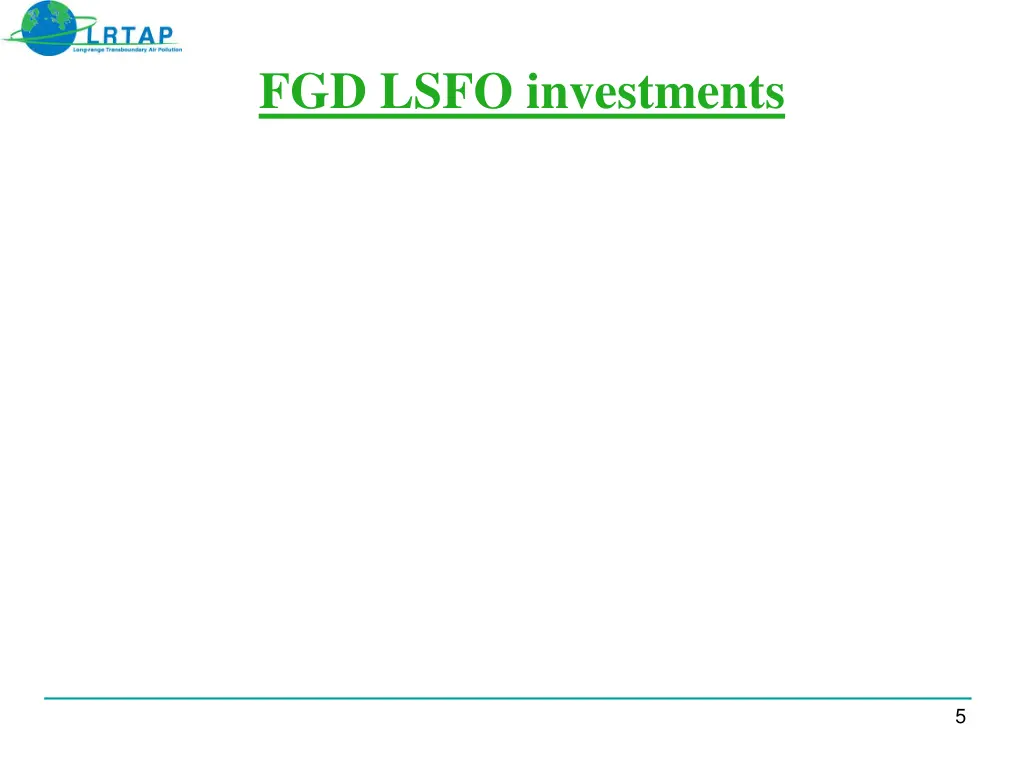 fgd lsfo investments