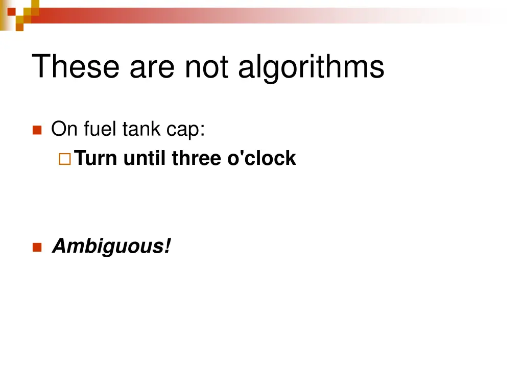 these are not algorithms 3