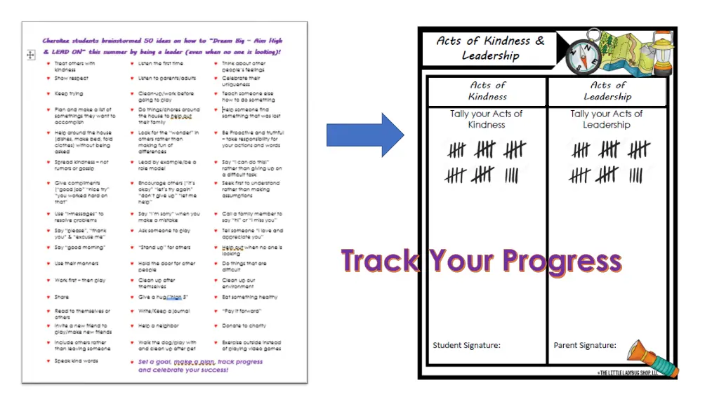 track your progress 1