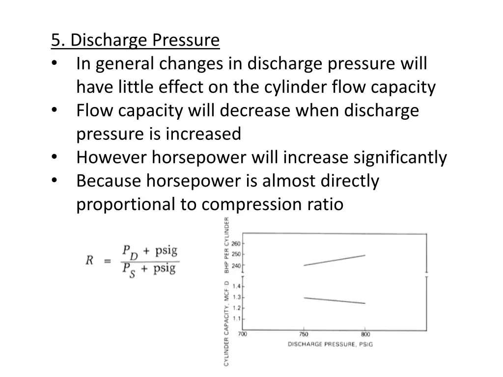 5 discharge pressure in general changes