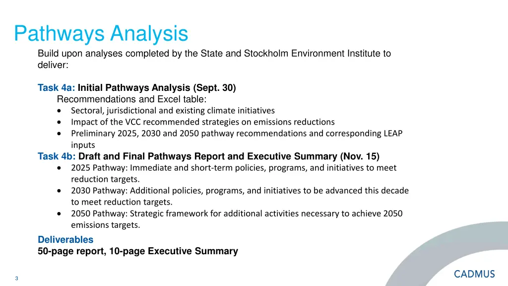 pathways analysis build upon analyses completed