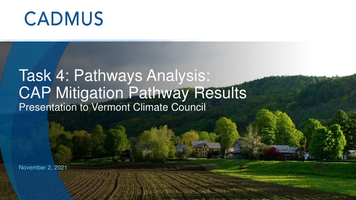 task 4 pathways analysis cap mitigation pathway