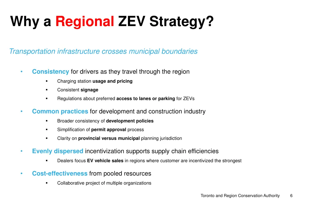 why a regional zev strategy 1