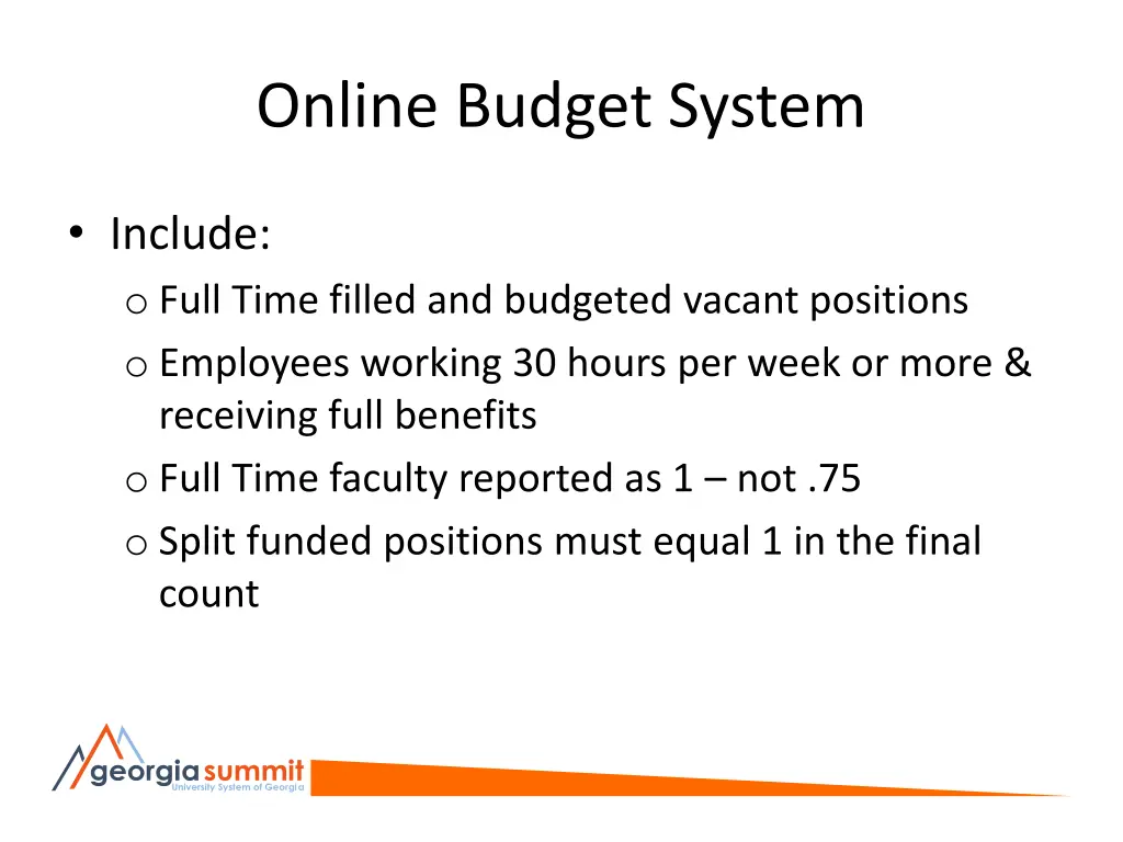 online budget system 1