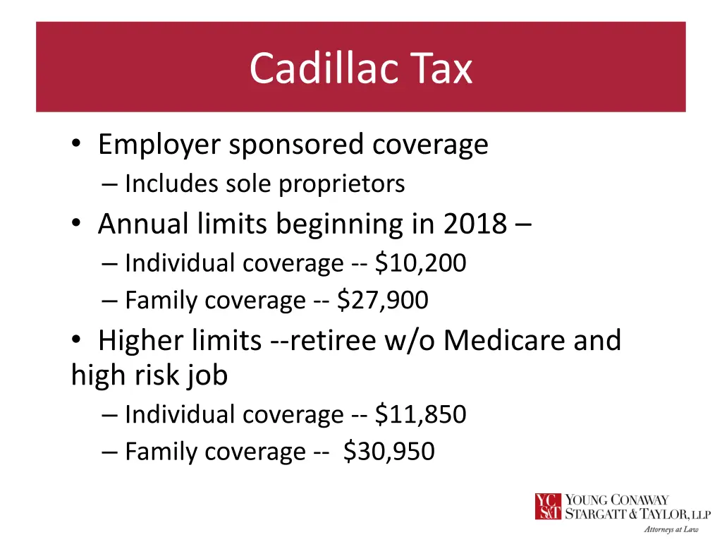 cadillac tax 2