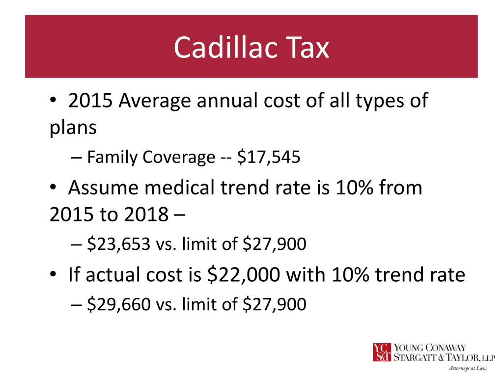 cadillac tax 5