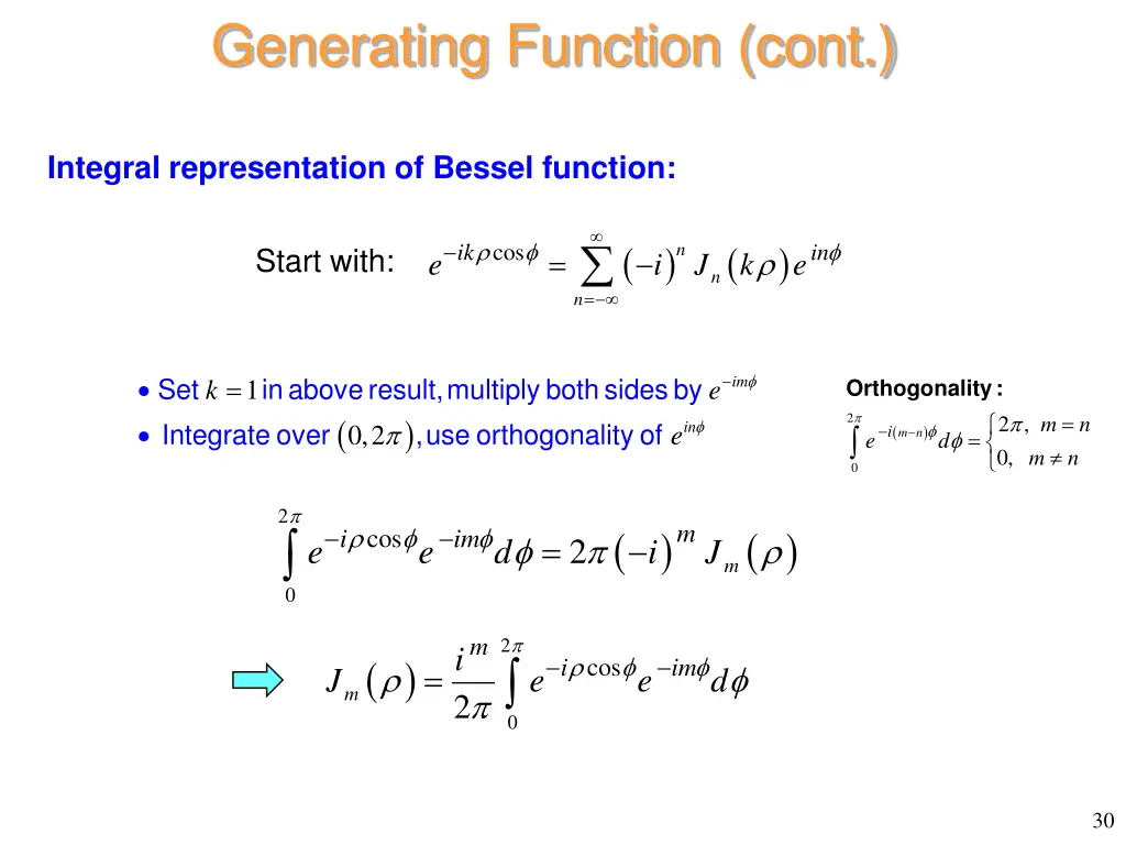 generating function cont 2