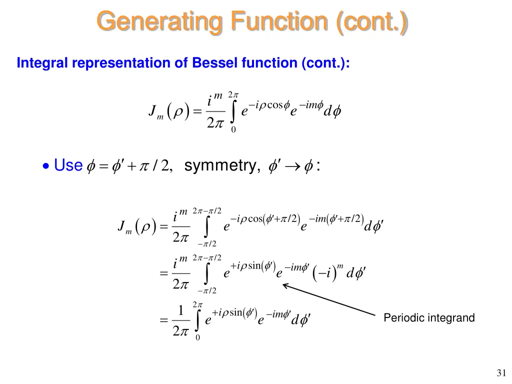 generating function cont 3