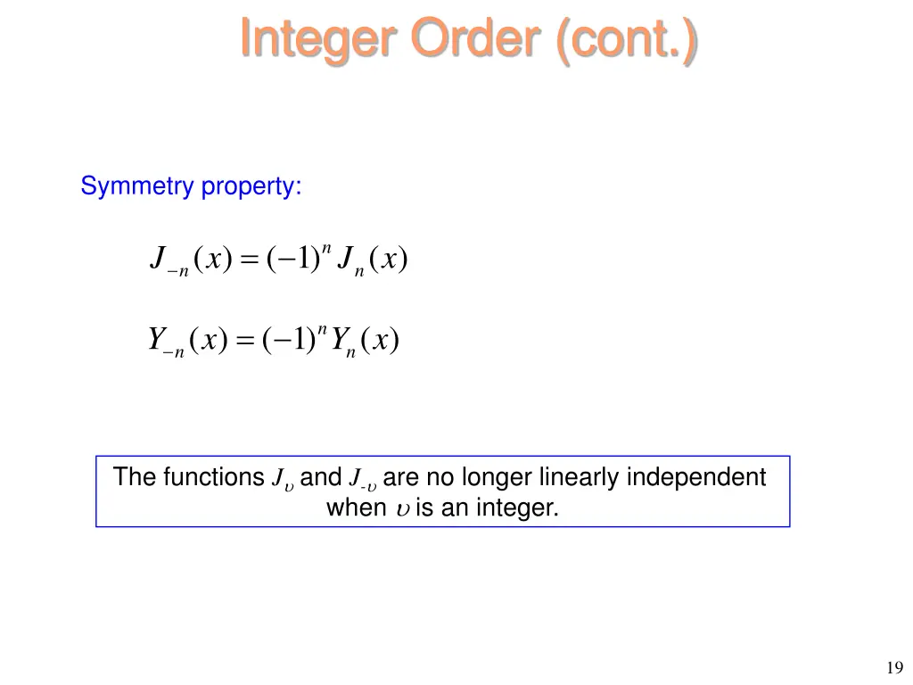integer order cont 1