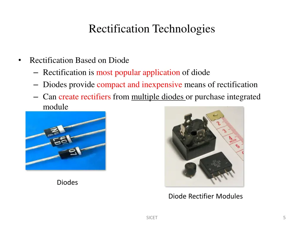 rectification technologies 1