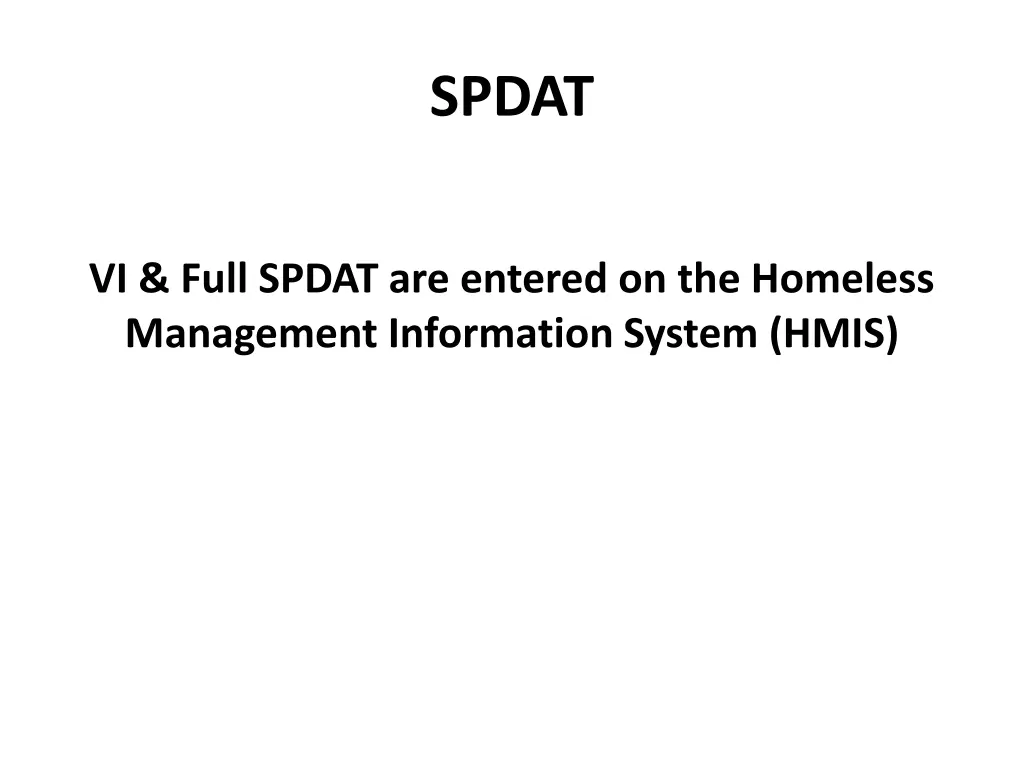 spdat 2