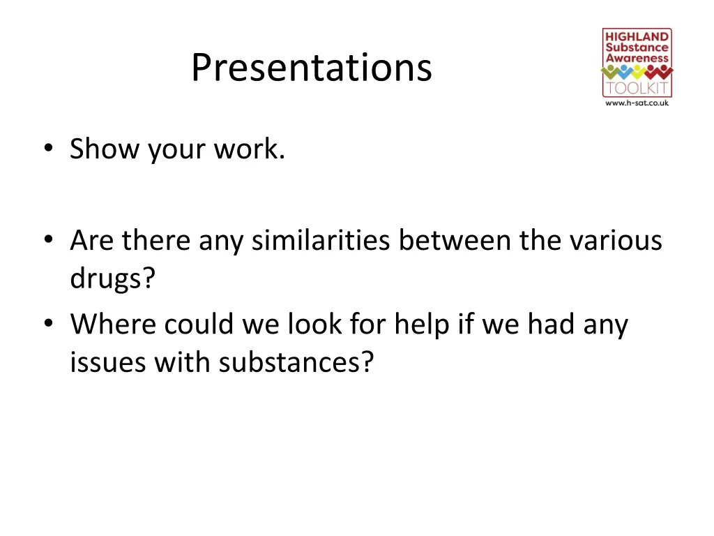 presentations