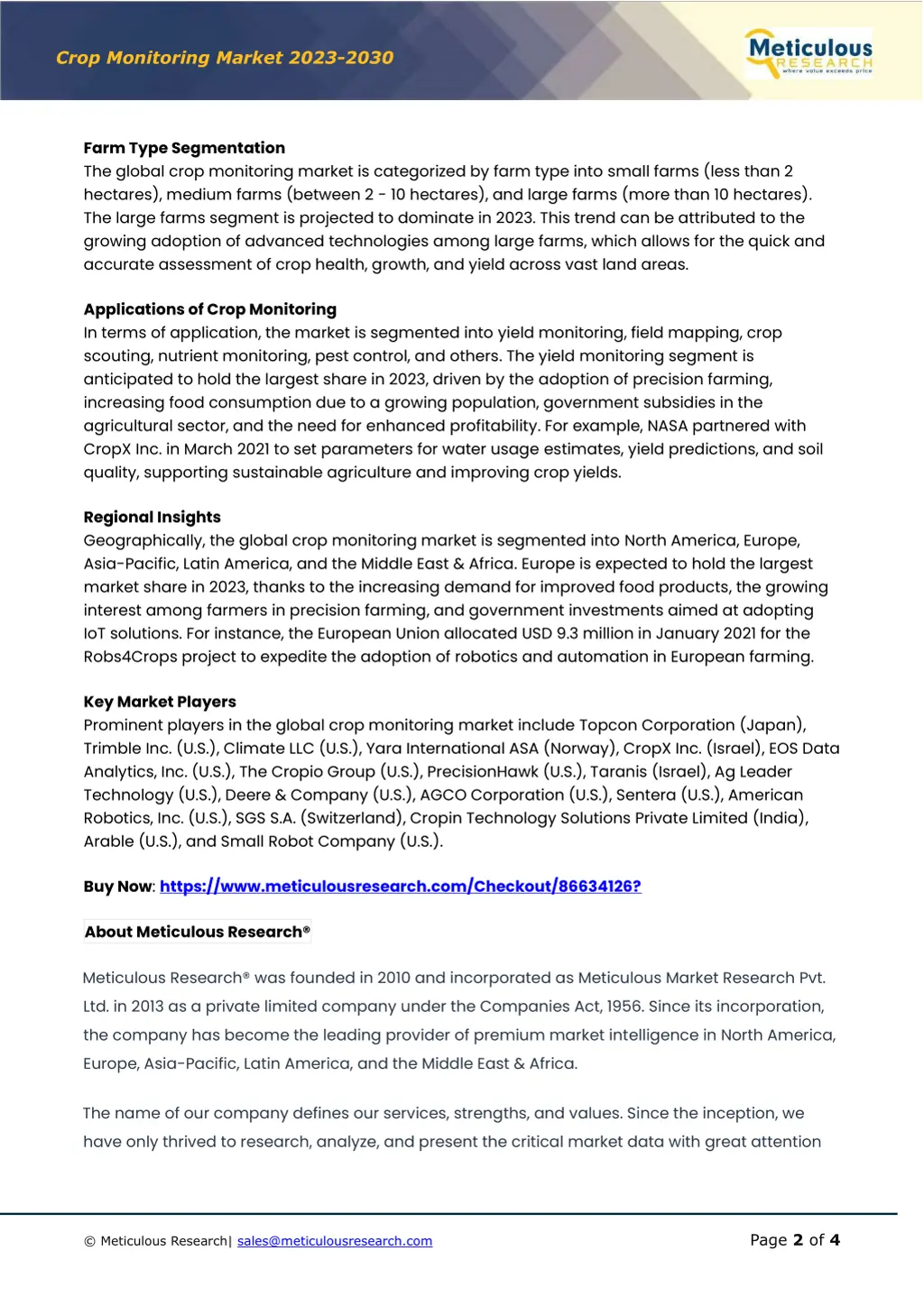 crop monitoring market 202 3 203 0 1