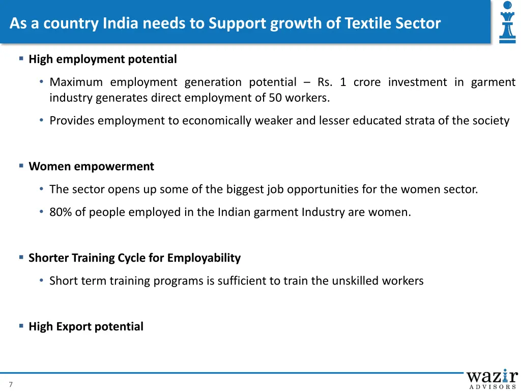 as a country india needs to support growth