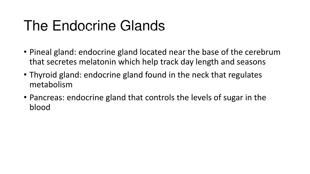 the endocrine glands lo 2 5 how hormones interact 1