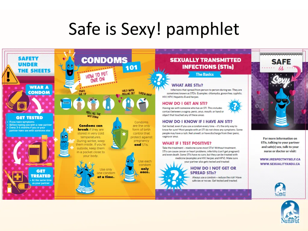 safe is sexy pamphlet