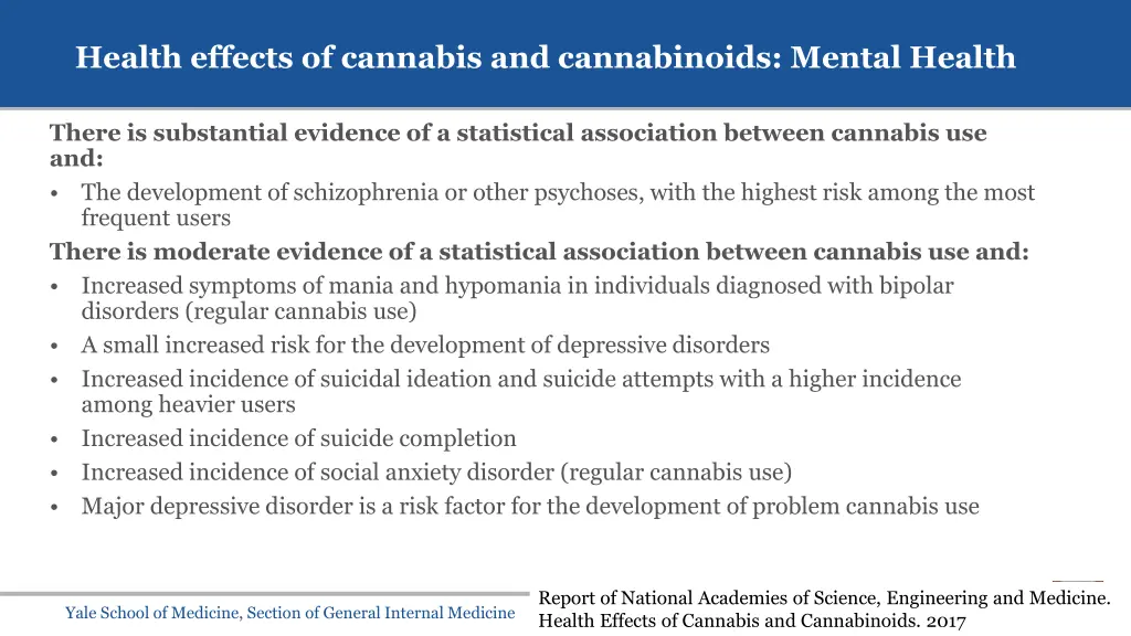 health effects of cannabis and cannabinoids 1