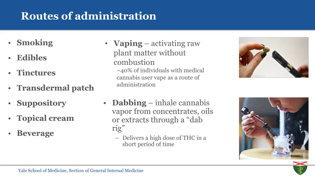 routes of administration