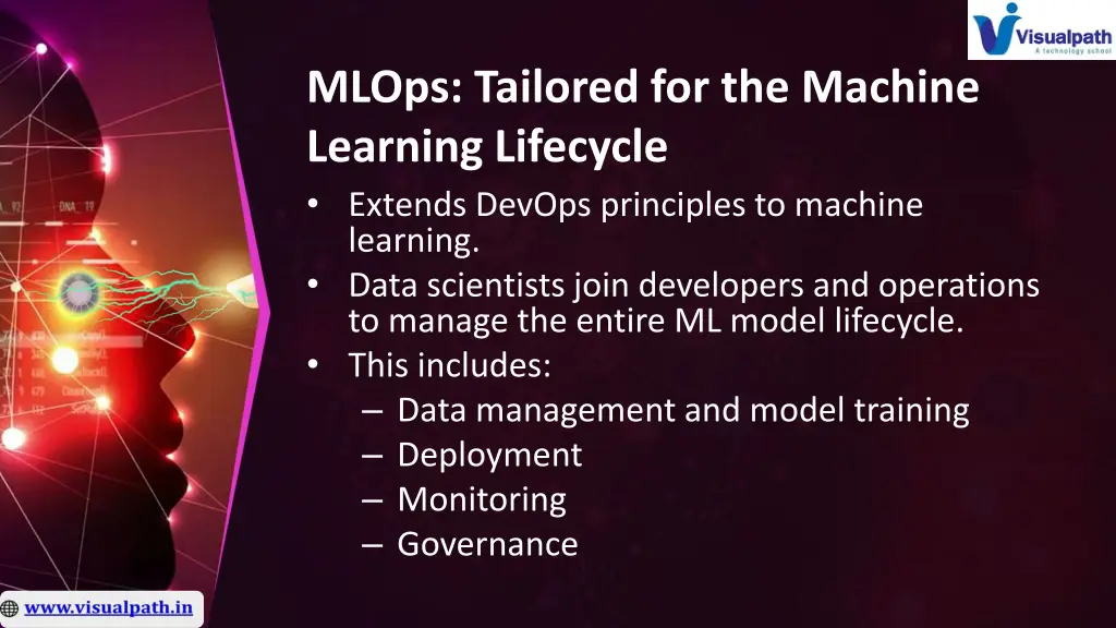 mlops tailored for the machine learning lifecycle