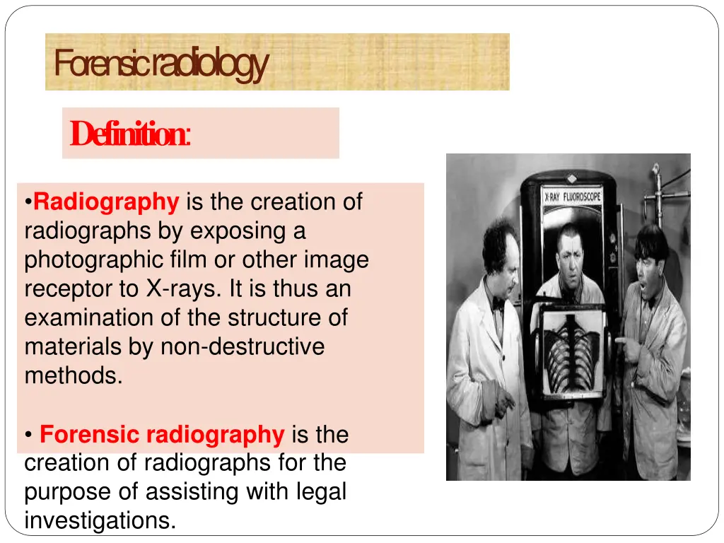 forensic radiology 1