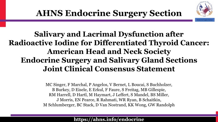 ahns endocrine surgery section