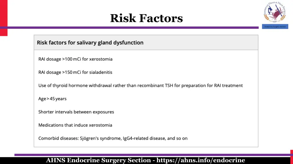 risk factors