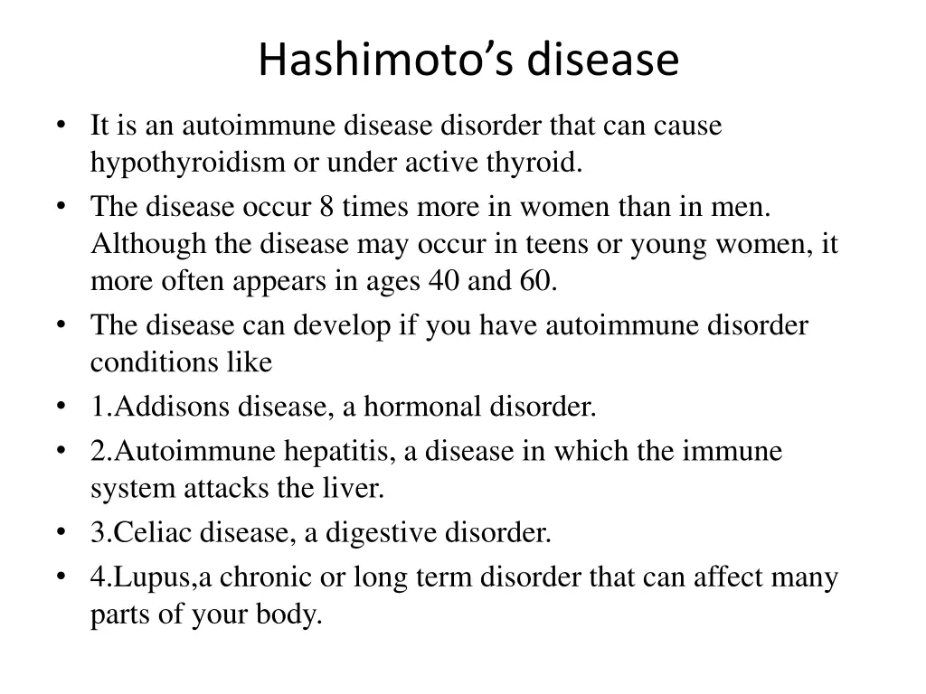 hashimoto s disease