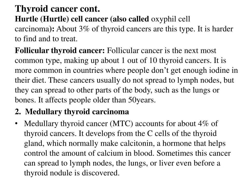 thyroid cancer cont hurtle hurtle cell cancer