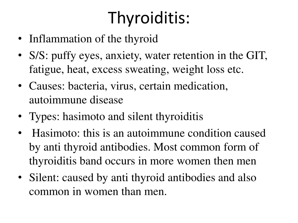 thyroiditis