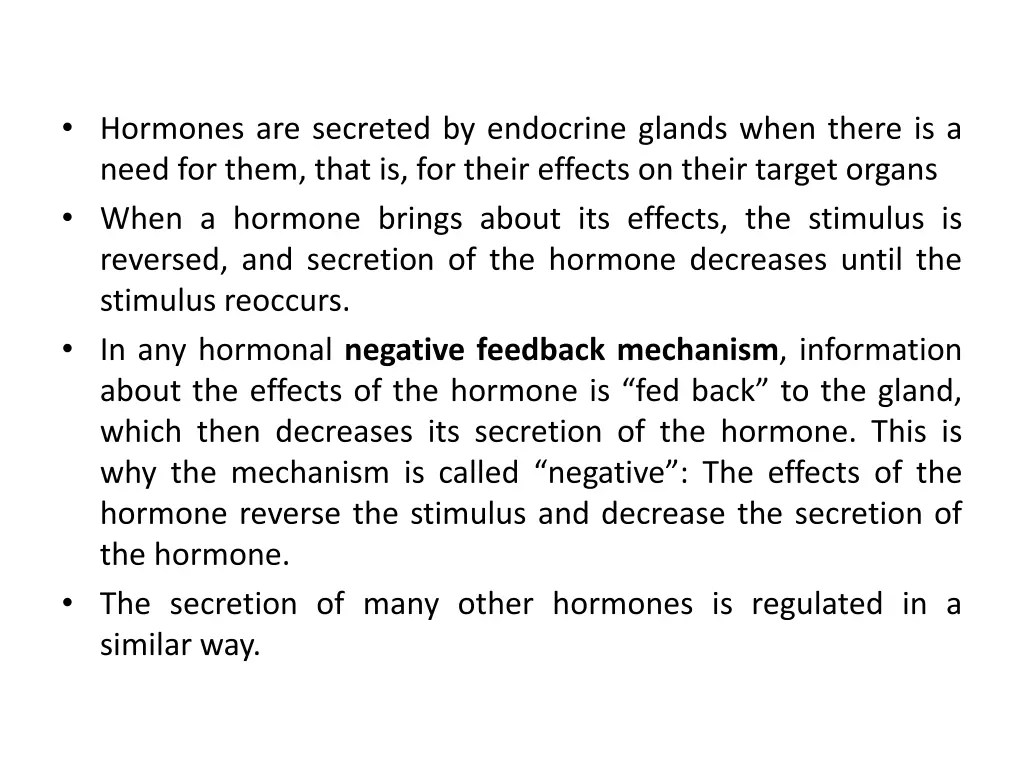 hormones are secreted by endocrine glands when