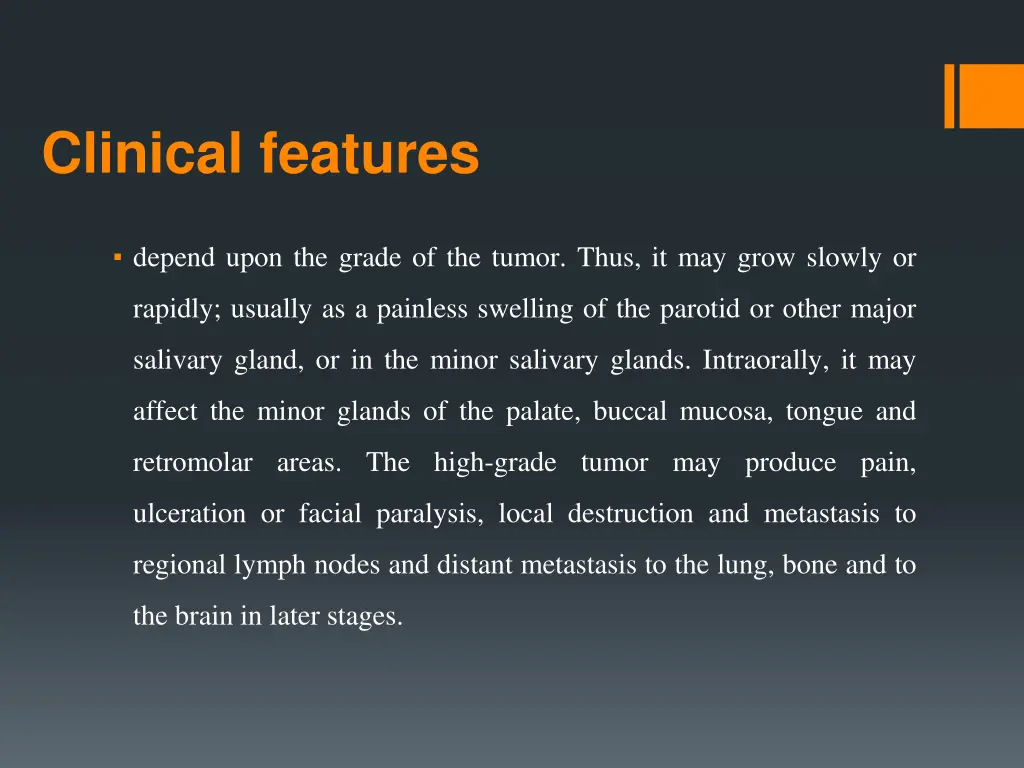 clinical features 1