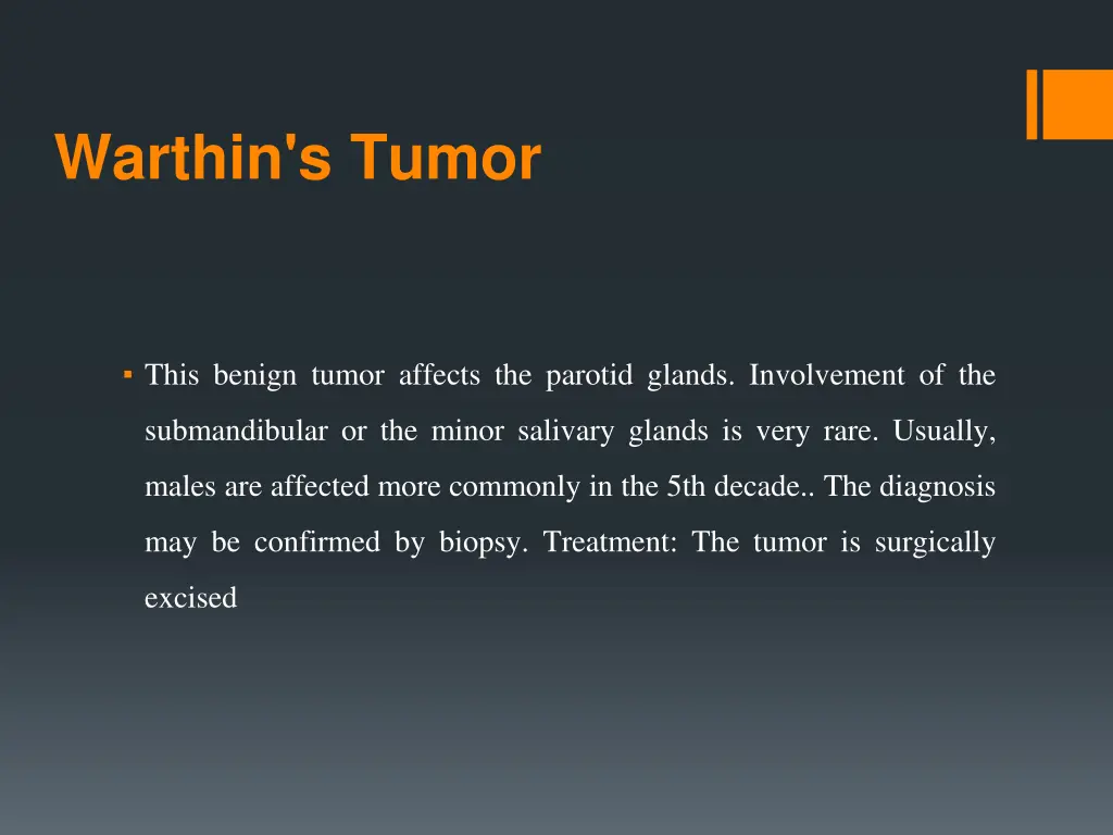 warthin s tumor