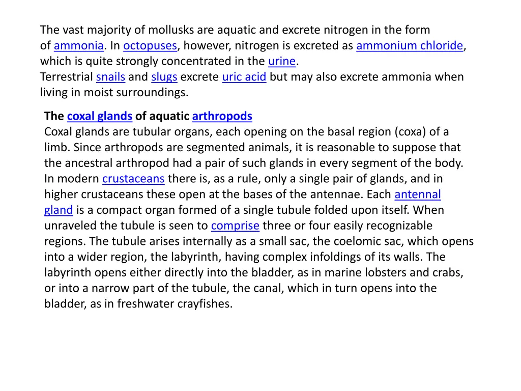 the vast majority of mollusks are aquatic