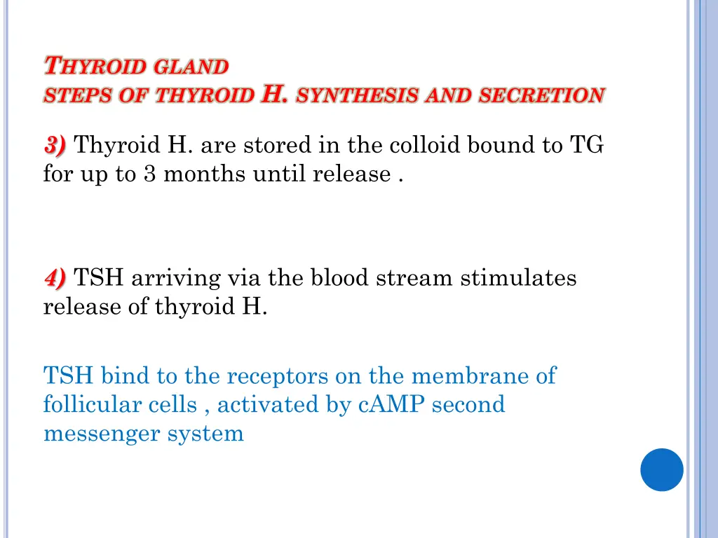 t hyroid gland steps of thyroid h synthesis 1