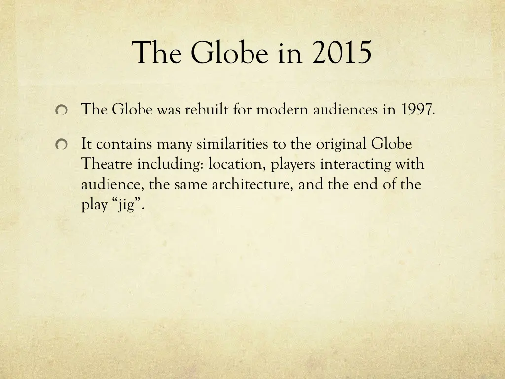 the globe in 2015