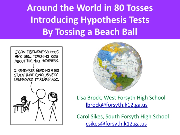 around the world in 80 tosses introducing